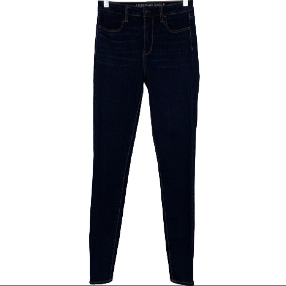 American Eagle Super Hi-Rise Jegging in Dark Wash
